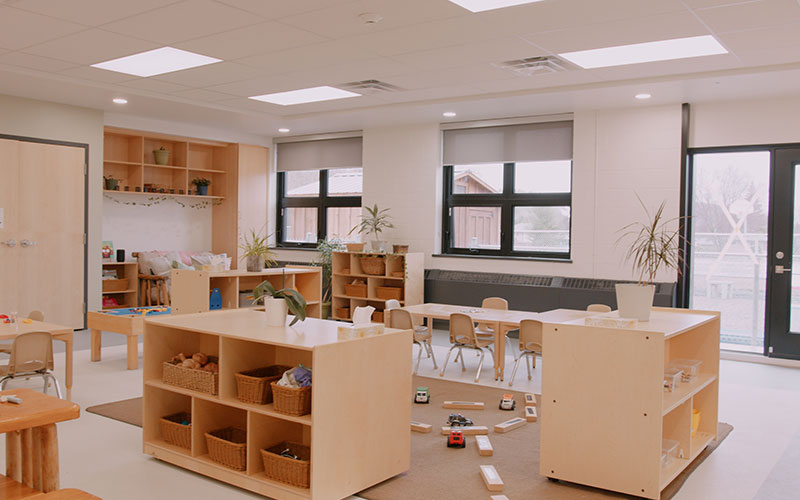New Construction of the Main Site of Discovery Early Learning & Care.